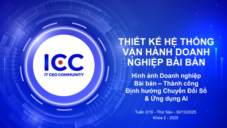 THIẾT KẾ HỆ THỐNG VẬN HÀNH DOANH NGHIỆP